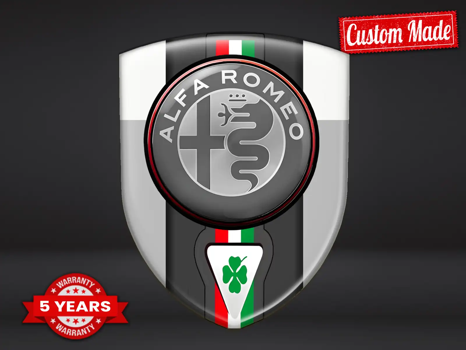 Alfa Romeo Auto Fensteraufkleber Robust Anpassbar Pro